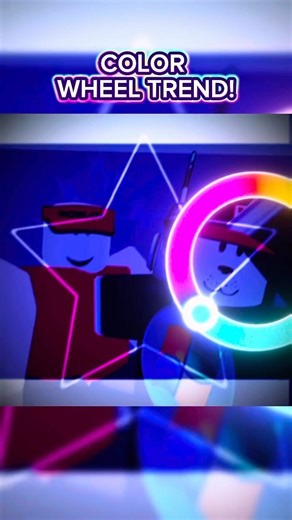 COLOR WHEEL TREND 🌈 #roblox #edit #trending
