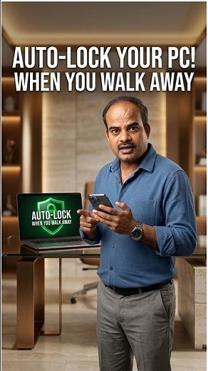 Auto-Lock Your Windows 11 PC the Moment You Walk Away! (Dynamic Lock) 🚀#shorts #viral #youtubeshorts