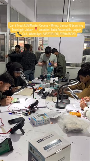 BABA AUTOMOBILE TRAINING INSTITUTE on Instagram: "🚗 Car & Truck ECM Training – Baba Automobile, Jaipur 🔧 Wiring • Sensor • Scanning | Complete All-in-One Course 👇 #ECMTraining #CarECMTraining #TruckECMTraining #ECMExpert #AutoECM ECMRepair ECMDiagnostics CarScanning WiringTraining SensorTraining AutoElectrical BS6ECM MechanicLife BabaAutomobileJaipur JaipurTraining"