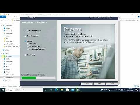 How to install Tia portal V17