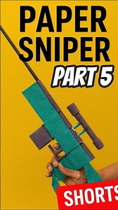 “How to Make Paper AWM Sniper | Easy Craft Tutorial” paper gun paper Sniper kagaj ka banduk