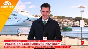 22K views · 199 reactions | BREAKING NEWS Passengers from cruise ship Pacific Explorer are disembarking in Sydney following a COVID outbreak after the ship left Queensland. | Sunrise | Facebook