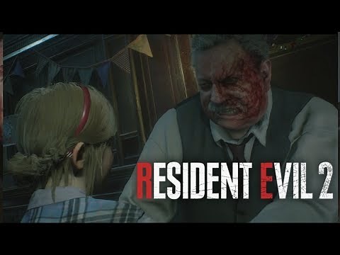 Sherry The Little Girl Escaping Chief Irons House Gameplay Resident Evil 2 Remake 2019 PS4