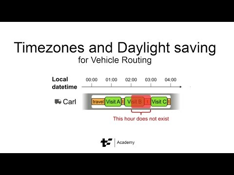 Timezones and Daylight saving for Vehicle Routing