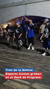 🚂#Progreso🚂 La cultura del rap presente en Progreso, grupo de rap graba su nuevo sencillo en el Deck. 📽Kazper Progsiders | El Tren de la Noticia