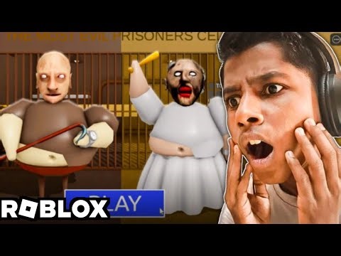 Granny vs Grandpa Escape Obby 😱 |ROBLOX Escape obby!