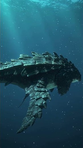 The Slow Power of Dunkleosteus...#dunkleosteus #ancientoceans #aivideo