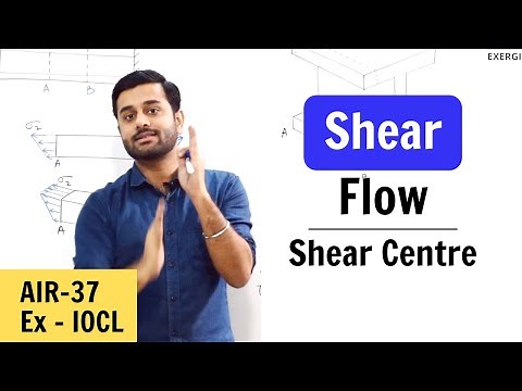 Shear Flow - Concept of Shear Centre | Strength of Materials | GATE ME, CE
