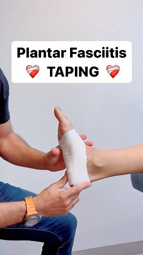 2K views | Using athletic tape to tape the foot for plantar fasciitis. Level of support: STRONG. #plantarfasciitis #plantarfascia #plantarfasciitisrelief #foottaping #taping #footpain #athletictaping #plantarfasciosis #tape #footsupport #archsupport | Dr. Soroush Khoshroo | Facebook