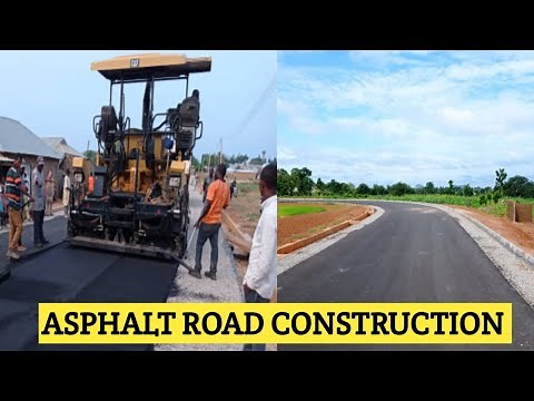 Construction of Asphalt Road | Complete Construction Procedure | MC1, S125 & Asphalt Detailing