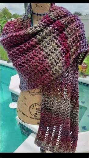 ASMR🧶Peaceful knitting meditation •Hand-knitted scarves for winter & summer#asmr #knitting #relax