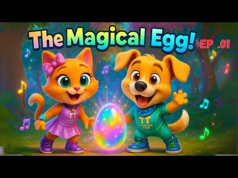 Tiki & Tobi Cartoon Adventure | The Magical Egg Mystery EP. 1 | Twinkle Tunes 4 Kids