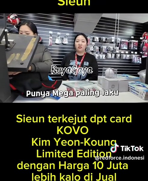 Sieun dan Yuna Nuna Terkejut Dapat Kartu KOVO Limited Edition