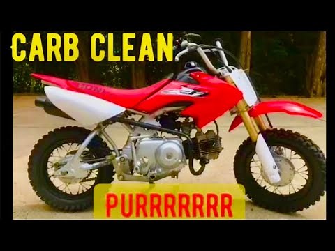 05 Honda CRF50 carb clean! #honda #crf #crf50 #4stroke