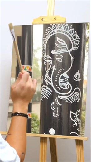 Jai Ganesha Varli Art #painting Drawing #varliart