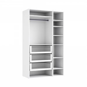 Dressing SPACEO Evo'M blanc H.204.8 x l.120 x P.54 cm | Leroy Merlin