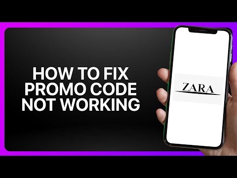 How To Fix Promo Code Not Working In Zara App 2025! Tutorial