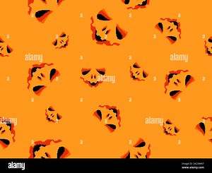 Halloween scary face with glowing eyes in pixel style. Seamless pattern with scary faces carved on a pumpkin in 8-bit 80-90s video game style. Design Stock Vector Image & Art - Alamy