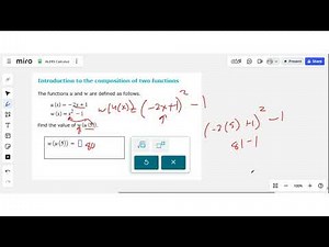 Introduction to the composition of two functions