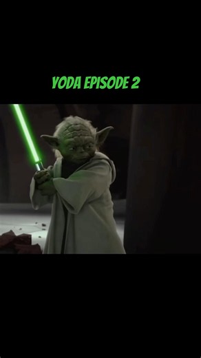 You've Never Seen Yoda Move Like This #StarWars #Lightsaber #Iconic