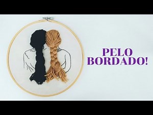 Cómo bordar pelo en punto turco