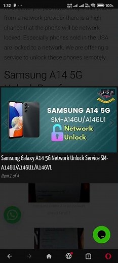 Samsung A14 5g SM-A146U network unlock #samsunga14