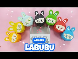 Origami Paper Labubu – So Funny It Has a Secret Inside!