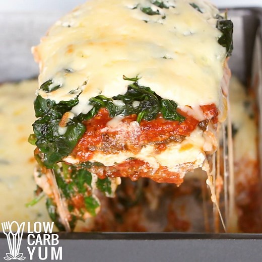 5.7M views · 203 reactions | Thankfully, you can still enjoy a delicious lasagna on a keto diet. This tasty keto lasagna is made with delicious meatza layers! See the full printable recipe here --> https://lowcarbyum.com/keto-lasagna-meatza-layers/ | Low Carb Yum | Facebook