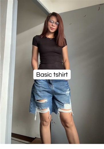 Stylish Outfits with Basic T-Shirts