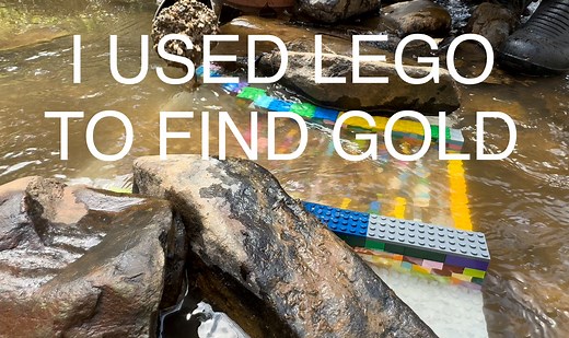 33K views · 518 reactions | I made a river sluice from LEGO $$$ they said it would crumble apart. It will float away. It will only catch chunky gold. See how it actually went. Was a super fun day out. Have you tried river sluicing? #goldprospecting #lego | Sluice Box Karl | Facebook