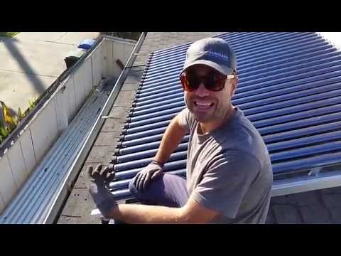 How to Install an Evacuated Tube Solar Collector