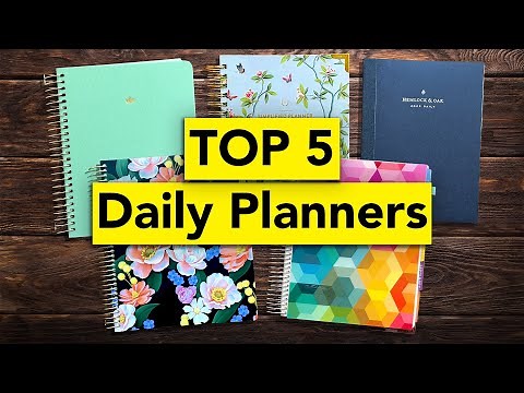 My TOP 5 Daily Planners for 2026