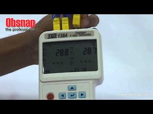 TES 1384 - 4 INPUT THERMOMETER/DATALOGGER