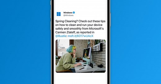 Microsoft deletes tweet from Windows account featuring an iMac - 9to5Mac