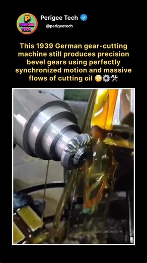 This 1939 German Machine Still Cuts Perfect Gears 😳⚙️
