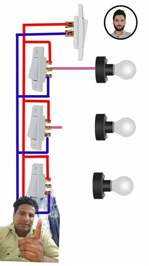 Lamp connected with switch in parallel ckt#electrical