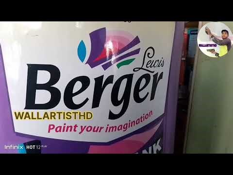 Berger paints machine ।। Colour Machine । #wallartisthd #bergerpaints #painting 