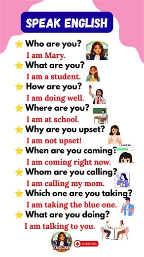 English Conversation Practice for Beginners to Advanced Level | WH Questions 🗣️
