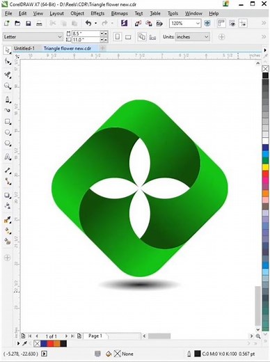 Coreldraw Tutorial for beginners | logo design | Graphics Designer #creative #design #logo #yt