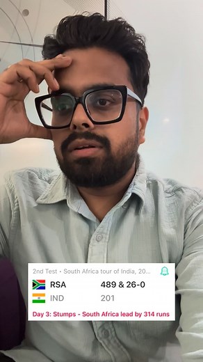 6.4K views · 374 reactions | Traumatising to see Indian test cricket like this  [IND vs SA, test cricket, cricket reels, cricket, Kuldeep Yadav, Virat Kohli, Ravi Shastri] | Cricket Unplugged with Shivank | Facebook
