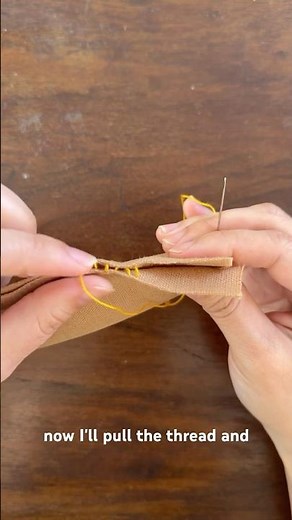 How to Sew a Ladder Stitch aka Blind Stitch #sewingtutorial #handsewing #sewingtips #sewingtricks