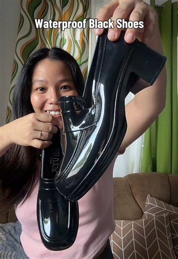 Waterproof Black Shoes for Women: Durable School & Work Footwear