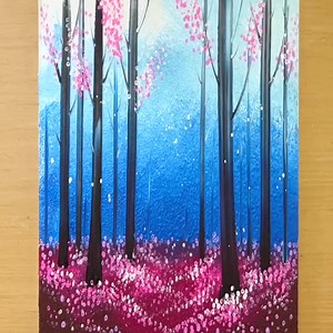 9.7K views · 153 reactions | Cotton Ball Painting Technique for Beginners / White Deer | Acrylic Painting Techniques | Facebook