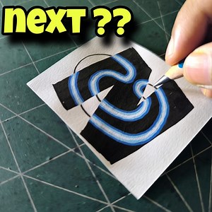 How to draw a glowing "C" | All About Art