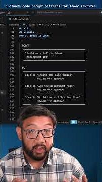 5 Claude Code prompt patterns for fewer rewrites
