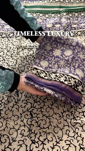 Pure Maheshwari Silk Fabric | Hand Block Print | Traditional Indian Handloom