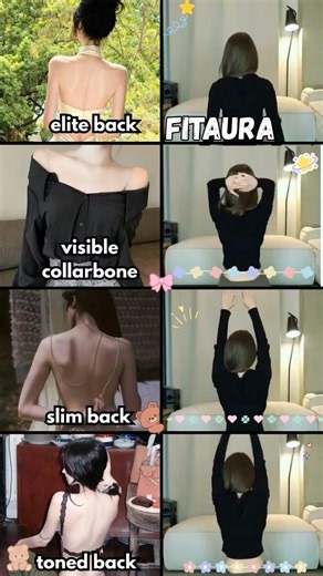 ✨ Slim Back + Toned Back + Elite Back + Visible Collarbone Workout 🔥💎 #Shorts