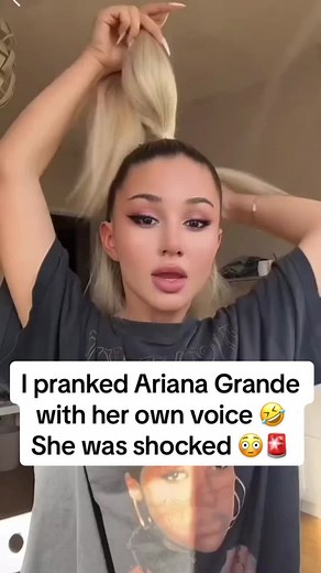 Pranking Ariana Grande with Her Own Voice!