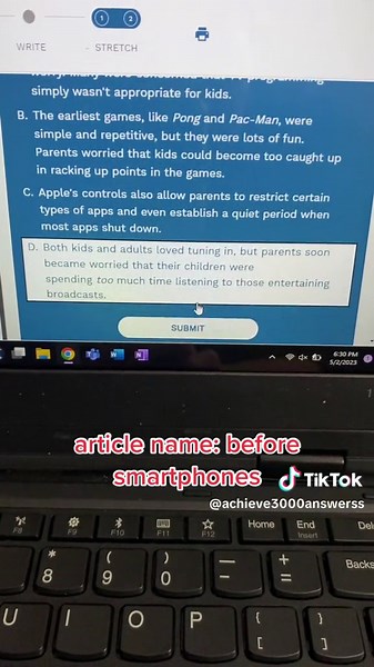 #school #homework #achieve #achieve3000 #study | Study TikTok