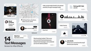 Text Messages Video Template